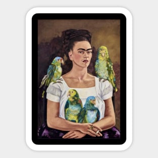 Frida Kahlo Dynamic Depictions Sticker